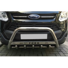 Кенгурятник WT004 (нержавейка) 60 мм для Ford Custom 2013-2022 гг