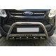 Кенгурятник WT004 (нержавейка) 60 мм для Ford Custom 2013-2022 гг