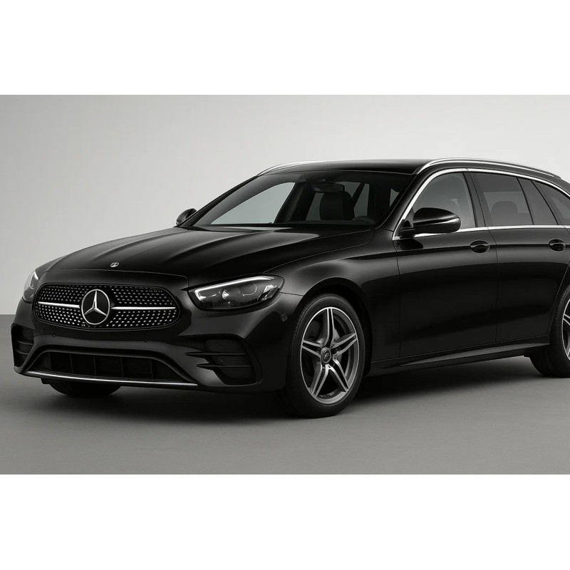 Передняя решетка Diamond Black (для SW, 2020-2025) для Mercedes E-сlass W213