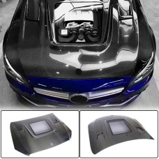 Капот V2 (Карбон) для Mercedes C-сlass W205 2014-2021рр