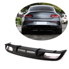 Дифузор заднього бампера (для купе/кабріолет C63 AMG 2019-2021, Карбон) для Mercedes C-сlass W205 рр