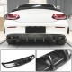Диффузор заднего бампера V1 (для купе/кабриолет C63 AMG 2015-2019, Карбон) для Mercedes C-сlass W205