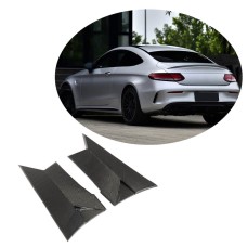 Накладки на задние крылья (для купе/кабриолет C63 AMG 2015-2019, Карбон) для Mercedes C-сlass W205