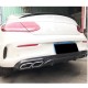 Cпойлер V3 (для купе 2015-2019, Карбон) для Mercedes C-сlass W205