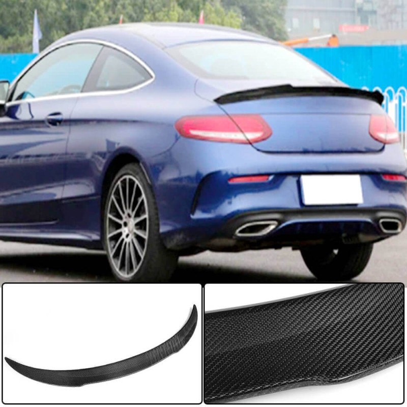 Cпойлер V9 (для купе 2015-2019, Карбон) для Mercedes C-сlass W205