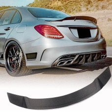 Спойлер V1 (для SD 2015-2019, Карбон) для Mercedes C-сlass W205