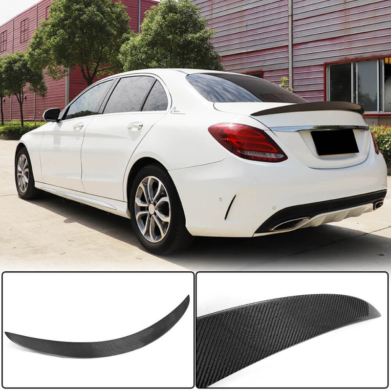Спойлер V2 (для SD 2015-2019, Карбон) для Mercedes C-сlass W205