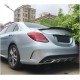Спойлер V8 (для SD 2015-2021, Карбон) для Mercedes C-сlass W205