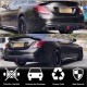 Диффузор заднего бампера с насадками (для SD С43 AMG 2015-2021, Карбон) для Mercedes C-сlass W205