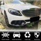 Накладки на противотуманки (для SD Base 2015-2019, Карбон) для Mercedes C-сlass W205