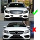 Накладки на противотуманки (для SD Base 2015-2019, Карбон) для Mercedes C-сlass W205