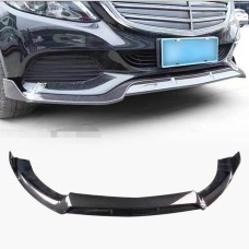 Накладка на передний бампер Lip V1 (для SD Base 2019-2021, Карбон) для Mercedes C-сlass W205