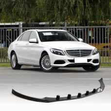 Накладка на передній бампер Lip V2 (для SD Base 2019-2021, Карбон) для Mercedes C-сlass W205 рр