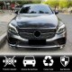 Накладка на передний бампер Lip (2019-2021, Карбон) для Mercedes C-сlass W205