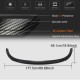 Накладка на передний бампер Lip V1 (для C43 AMG 2019-2021, Карбон) для Mercedes C-сlass W205