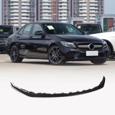 Накладка на передній бампер Lip V2 (для C43 AMG 2019-2021, Карбон) для Mercedes C-сlass W205 рр