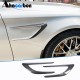 Накладки на передние крылья (для купе/кабриолет C63 AMG 2015-2019, Карбон) для Mercedes C-сlass W205