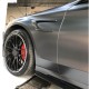 Накладки на передние крылья (для купе/кабриолет C63 AMG 2015-2019, Карбон) для Mercedes C-сlass W205