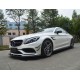 Накладки на передние крылья (для купе/кабриолет C63 AMG 2015-2019, Карбон) для Mercedes C-сlass W205