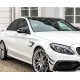 Накладки на передние крылья (для купе/кабриолет C63 AMG 2015-2019, Карбон) для Mercedes C-сlass W205