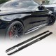 Боковые пороги V4 (для C43/C63 AMG 2015-2019, Карбон) для Mercedes C-сlass W205
