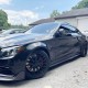 Боковые пороги V4 (для C43/C63 AMG 2015-2019, Карбон) для Mercedes C-сlass W205