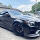 Боковые пороги V4 (для C43/C63 AMG 2015-2019, Карбон) для Mercedes C-сlass W205