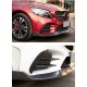 Накладка на передний бампер Lip V3 (для C43 AMG 2019-2021, Карбон) для Mercedes C-сlass W205