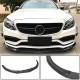 Накладка на передний бампер Lip V1 (для SD C63 AMG 2015-2019, Карбон) для Mercedes C-сlass W205