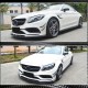 Накладка на передний бампер Lip V1 (для SD C63 AMG 2015-2019, Карбон) для Mercedes C-сlass W205