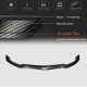 Накладка на передний бампер Lip V2 (для SD C63 AMG 2015-2019, Карбон) для Mercedes C-сlass W205