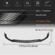 Накладка на передний бампер Lip V4 (для SD C63 AMG 2015-2019, Карбон) для Mercedes C-сlass W205