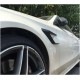 Накладки на передние крылья (для SD C63 AMG 2015-2019, Карбон) для Mercedes C-сlass W205