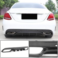 Дифузор заднього бампера (для SD C43/C63 AMG 2015-2019, Карбон) для Mercedes C-сlass W205 рр