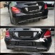 Диффузор заднего бампера V3 (для SD C43/C63 AMG 2015-2019, Карбон) для Mercedes C-сlass W205