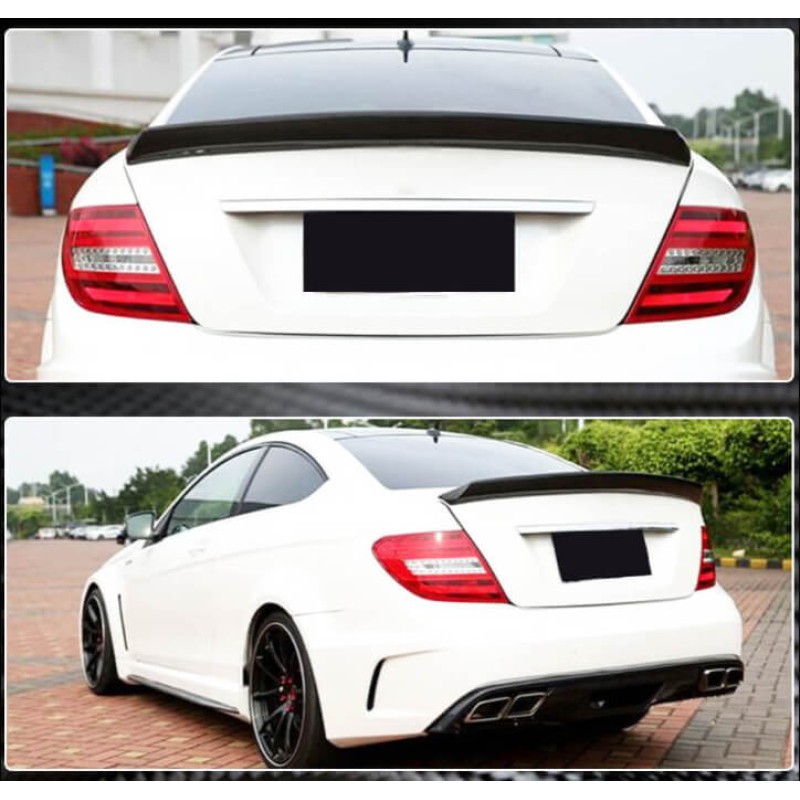 Спойлер с диффузором заднего бампера (для C63 AMG 2012-2014, Карбон) для Mercedes C-class W204 Спойлер с диффузором заднего бампера (для C63 AMG 2012-2014, Карбон) для Mercedes C-class W204