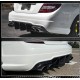 Спойлер с диффузором заднего бампера (для C63 AMG 2012-2014, Карбон) для Mercedes C-class W204 Спойлер с диффузором заднего бампера (для C63 AMG 2012-2014, Карбон) для Mercedes C-class W204