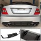 Диффузор заднего бампера V1 (для AMG SD/Coupe 2012-2014, Карбон) для Mercedes C-class W204