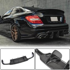 Диффузор заднего бампера V2 (для AMG SD/Coupe 2012-2014, Карбон) для Mercedes C-class W204