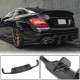 Диффузор заднего бампера V2 (для AMG SD/Coupe 2012-2014, Карбон) для Mercedes C-class W204