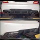 Диффузор заднего бампера V3 (для AMG SD/Coupe 2012-2014, Карбон) для Mercedes C-class W204