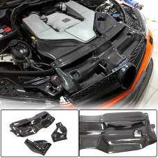 Корпус системи холодного впуску з кришкою (для C63 AMG 2012-2014,Сухий карбон) для Mercedes C-class W204 рр