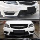 Накладка на передний бампер Lip V2 (для AMG 2012-2014, Cухой карбон) для Mercedes C-class W204