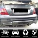 Диффузор заднего бампера V4 (для AMG SD/Coupe 2012-2014, Карбон) для Mercedes C-class W204