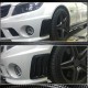 Накладки на передний бампер (для C63 AMG Sedan 2008-2011, Карбон) для Mercedes C-class W204