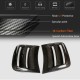 Накладки на передний бампер (для C63 AMG Sedan 2008-2011, Карбон) для Mercedes C-class W204