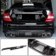 Диффузор заднего бампера V4 (для AMG SD 2008-2011, Карбон) для Mercedes C-class W204
