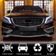Накладка на передний бампер Lip (для S63 AMG 2014-2017, Карбон) для Mercedes S-сlass W222