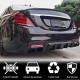 Диффузор заднего бампера с насадками (для S63/S65 AMG 2018-2021, Карбон) для Mercedes S-сlass W222