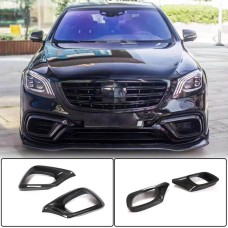 Карбонові вставки передній бампер (для AMG 2018-2021) для Mercedes S-сlass W222